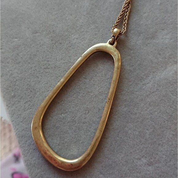 Lucky Brand Necklaces gold plated brass syrup pull chain pedant - Picture 11 of 11